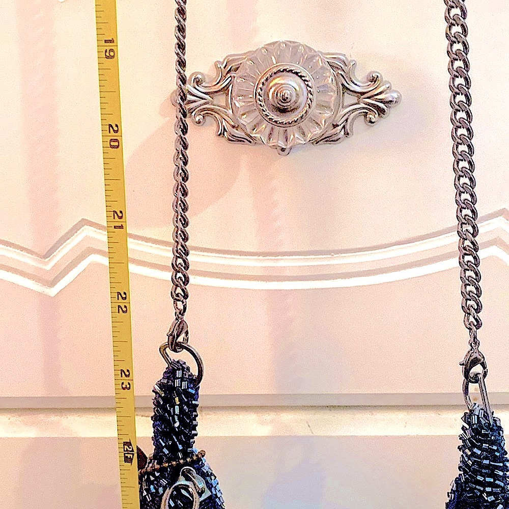 Mary Frances Vintage Hand Embellished Beaded Evening Bag - Picture 11 of 13